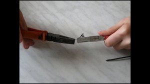 Как сделать поводок из струны.Своими руками.