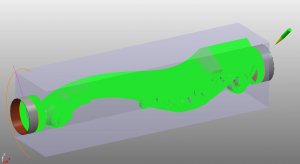 PowerMill. Проекция кривой.