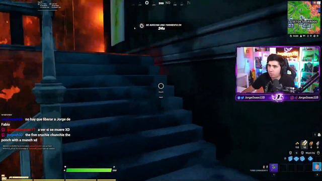 MI REACCIÓN a la SKIN JINX de LEAGUE OF LEGENDS X FORTNITE - JorgeIsaac115