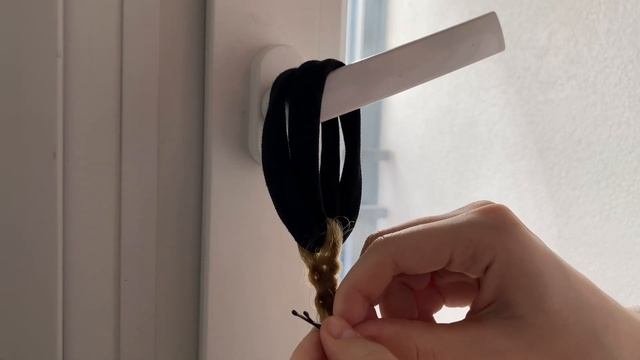 делаем съемный хвост на резинке