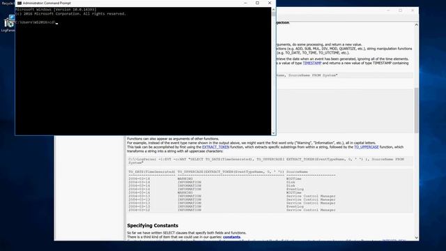 How to analyse IIS logs using LogParser