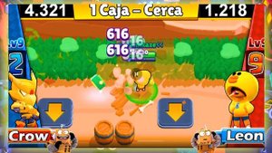 ВОРОН ПРОТИВ ЛЕОНА BRAWL STARS! ШОК САМЫЙ СИЛЬНЫЙ ПЕРСОНАЖ BRAWL STARS
