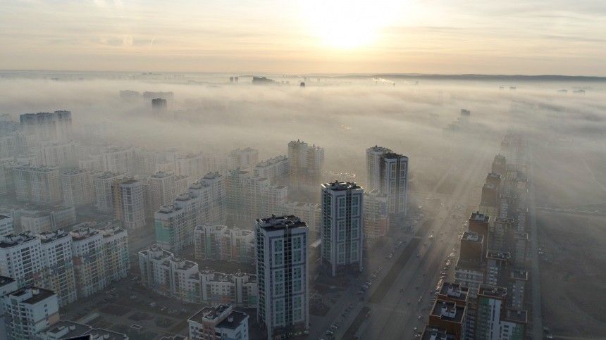 Словно Сайлент Хилл: Екатеринбург окутал густой туман