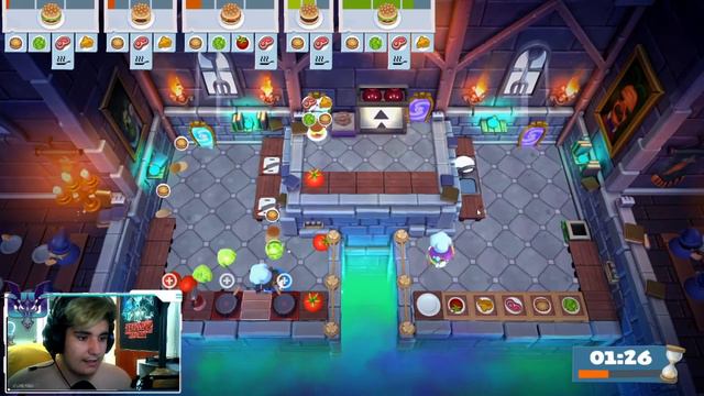 #8 ¿Un tejón con silla de ruedas? *Overcooked! 2* | dannydl_73 смотреть онлайн