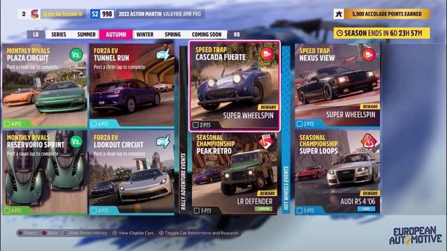 Festival Playlist Series 31 European Automotive in Forza Horizon 5 - February 29, 2024 (UPDATE 31) смотреть онлайн