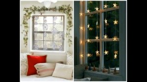 Свежие идеи. Как украсить окна  к Новому году и Рождеству.