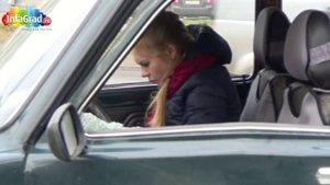В Архангельске на перекрестке столкнулись Нива и Honda