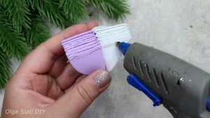 ОЧЕНЬ КРАСИВО! НОВОГОДНЕЕ УКРАШЕНИЕ из фоамирана своими руками ?DIY Christmas HOME DECOR 2023