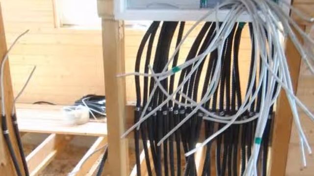 Разводка электрики в деревянном доме смотреть онлайн