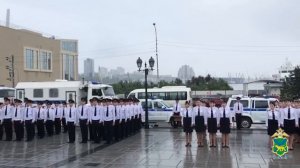 Владивосток. Выпускникам юридического института МВД вручили дипломы.