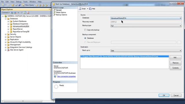 Backup Database to a BAK File in SQL Server смотреть онлайн