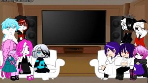 ALPHATALE/ALPHAVERSE characters react to if rainbow friends meet error404!sans