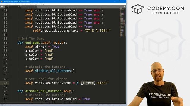 Build A Tic Tac Toe Game Part 3 Keep Score - Python Kivy GUI Tutorial #65