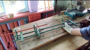 Самодельное приспособление к торцовочной пиле. (Универсальный упор для торцовочной пилы)