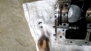 Расточка блока УАЗ под втулки распредвала
