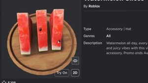 FREE ACCESSORY! HOW TO GET Watermelon Slices! (ROBLOX)