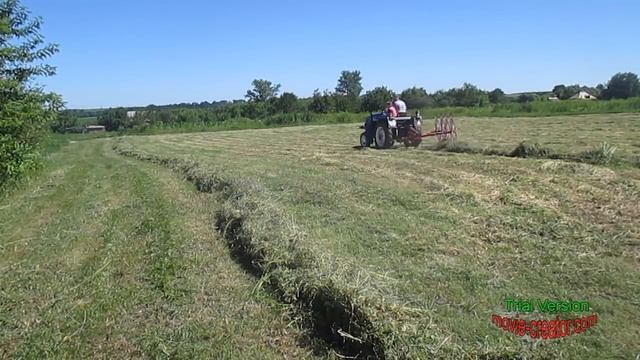Донг Фенг 240 с граблями сгребание люцерны 2 смотреть онлайн