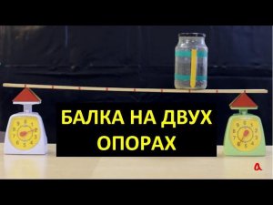 Балка на двух опорах