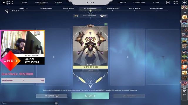 BroCK (CSGO)Live Stream India#115, Road To Radiant. смотреть онлайн