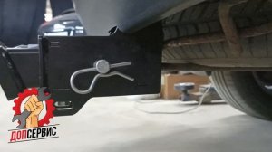 Фаркоп на Mitsubishi Outlander 3, шар под квадрат