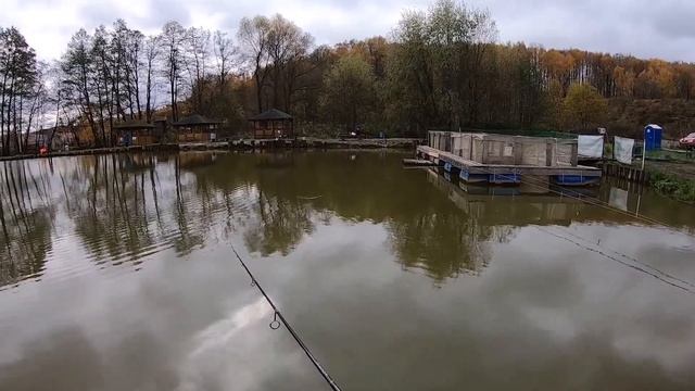 МИСАЙЛОВО TROUT.  Форель в октябрьскую стужу
