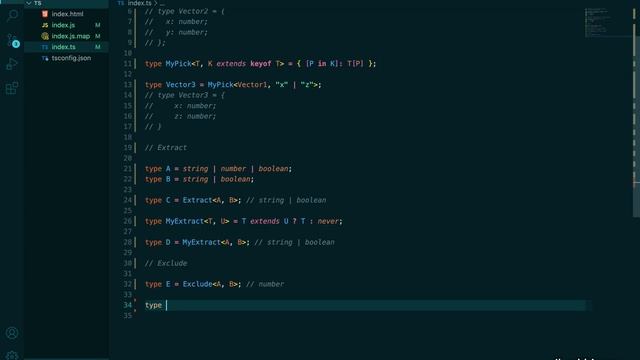 18-dars | Utils #3 (Pick, Extract, Exclude, Omit) | TypeScript darslari | o'zbek tilida to'liq