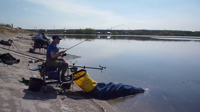 Фидер. Первые соревнования сезона 2019. Черновское вдхр. смотреть онлайн