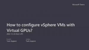 How to configure vSphere VMs with Virtual GPUs?