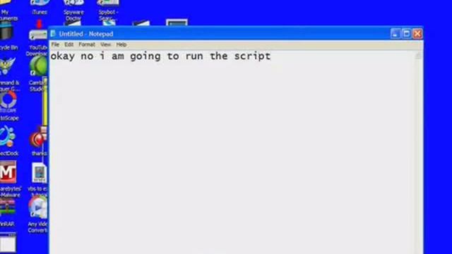create a file with vbscript