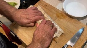 How to make Sushi at home step by step - tempura prawn roll California roll, mango tango dragon rol