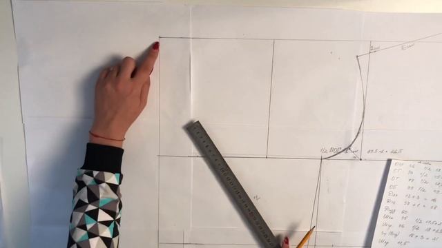 Женская толстовка с капюшоном свободного кроя. Построение выкройки |TIM_hm|
