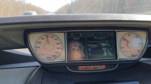 Экономичный расход топлива. Пежо 807. Двигатель 2.2 hdi. МКПП-6ст. 128л.с.  (70км/ч.)