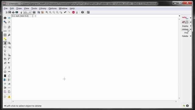 Cadsoft Eagle - Creating a Schematic (simple switch & LED board) смотреть онлайн
