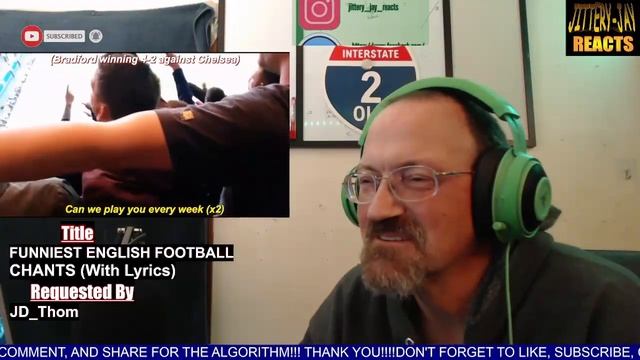 FUNNIEST ENGLISH FOOTBALL CHANTS (With Lyrics) - FIRST REACTION {Jittery~Jay} смотреть онлайн