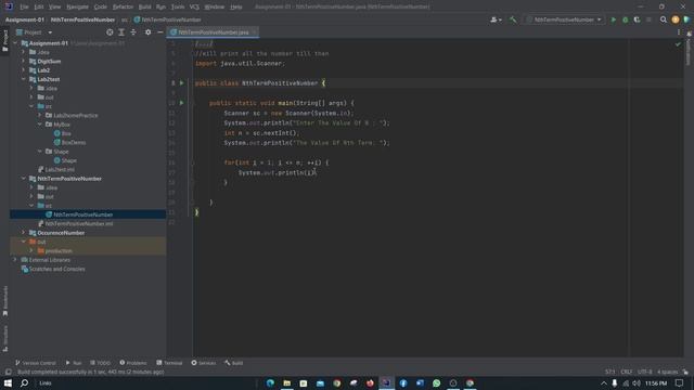 Java Basic Code - Nth Terms of Number Print ( Bangla Tutorial )
