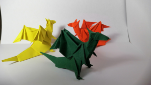 Как сделать дракона из бумаги