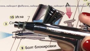 Аэрография на ногтях Как чистить аэрограф как работает аэрограф Градиент аэрографом