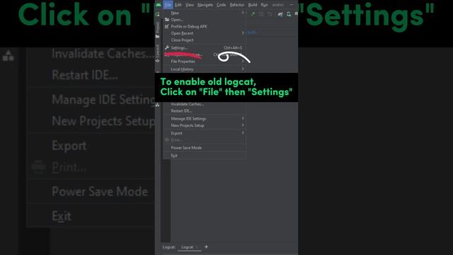 Step-by-Step Guide: How to get back old logcat on android studio?