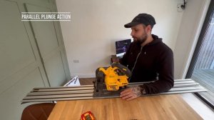 DEWALT TOOLS REVIEW : DEWALT DCS520 CORDLESS 54V PLUNGE SAW / TRACK SAW #dcs520 #dewalt #plungesaw