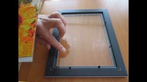 Алмазная картина с Aliexpress! Как оформить в рамку! Рамка для фото из Fix price за 77 рублей!