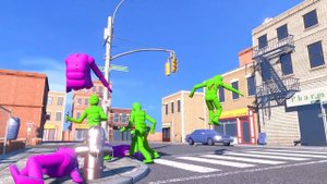 Boxing AI Fights with Weapons in Realistic Simulations! (with Active Ragdoll Physics)