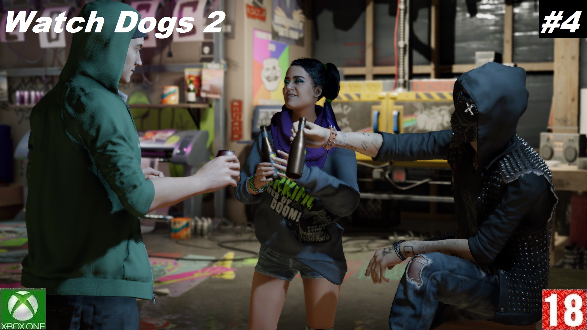 Watch Dogs 2 (Xbox One) - Прохождение #4. (без комментариев)