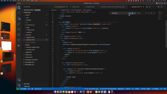 Google Contacts FullStack Clone With HTML5+SASS+Javascript + Nodejs + Express.js + MySQL - Part 12