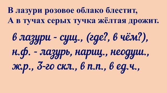 4 класс 2 часть. Упражнение № 100. Разбор слова как части речи смотреть онлайн