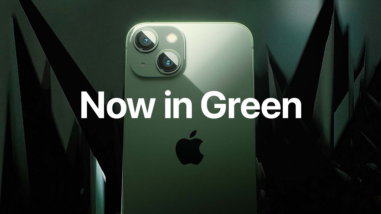 IPhone 13 и IPhone 13 Pro теперь в зеленом яблоке