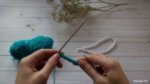Полый шнур (I-Cord). Обработка края вязаного изделия. МК