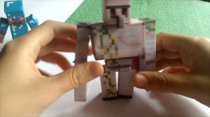 Бумажный Minecraft: Движущийся голем