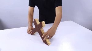 Ракета из спичек