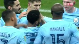 Manchester City-Bristol City 2-1 Sergio Aguero
