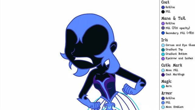 mlp manip | midnight sparkle → nightmare moon смотреть онлайн